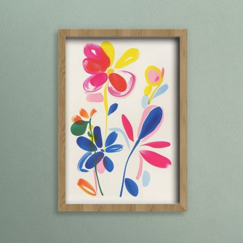 Plakat - Watercolor flowers 1