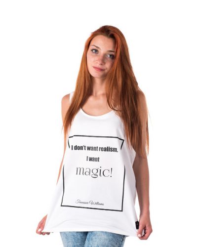 Top z cytatem, T. Williams, I want magic!