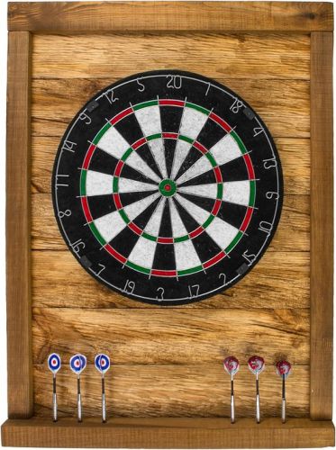 Tablica Drewniana John Paddle Premium do Darta Retro Vintage